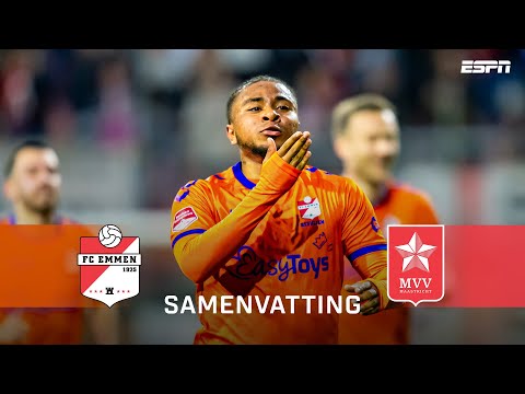 PRACHTGOAL vanaf de MIDDENCIRKEL! 😍🚀 | Samenvatting FC Emmen - MVV Maastricht