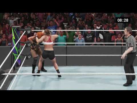WWE 2K19 15 Minute Iron Woman Match Ronda Rousey vs. Becky Lynch