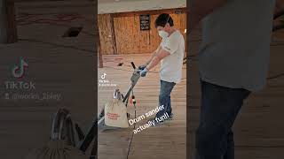Drum Sanding Like Mowing?