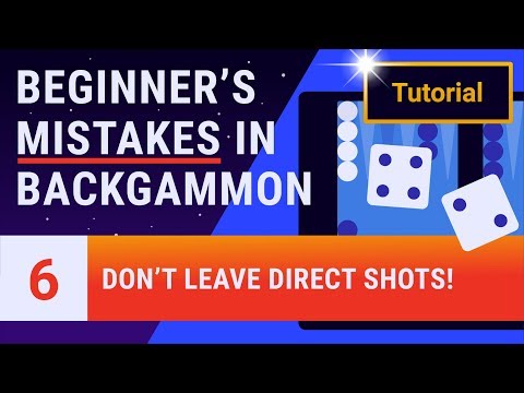 Beginner's Mistakes in Backgammon - Lesson 6 of 12
