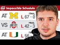 I Played The HARDEST Schedule Ever UMass Ep 2