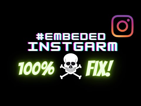 How to Fix #embeded instagram hashtag glitch | 100% working | hindu urdu