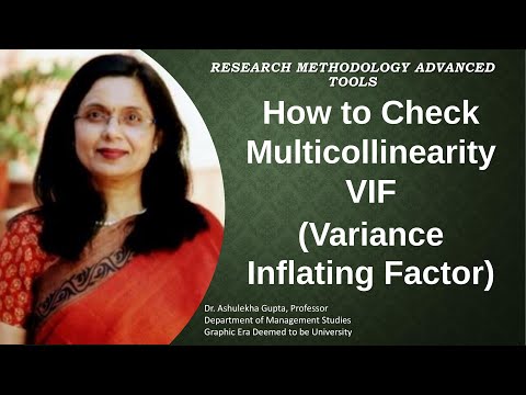 How to check Multicollinearity VIF Variance Inflating Factor(VIF)(multicollinearity)(regression)