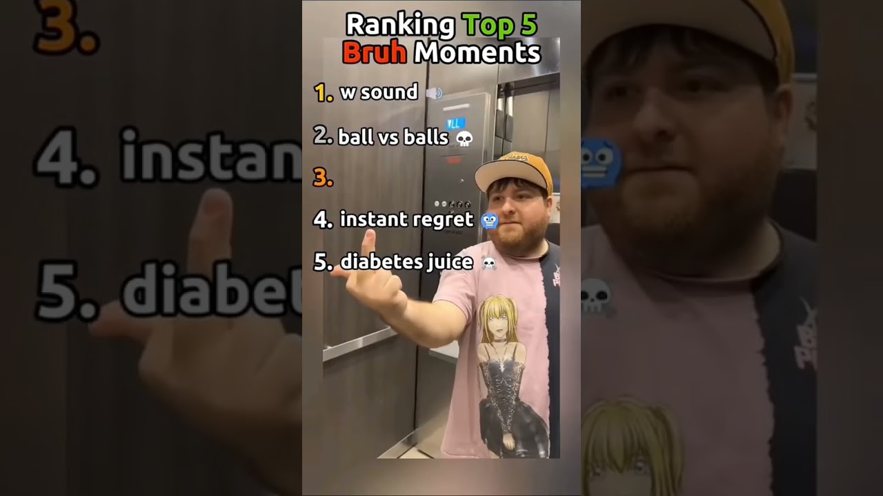 Ranking best "bruh" moments #shorts #ranking