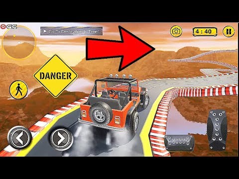 Offroad Jeep Prado Driving Car Stunt - 4x4 SUV Impossible Games - Android Gameplay FHD #4