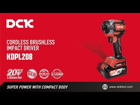 DCK KDPL208 Cordless Brushless Impact Driver