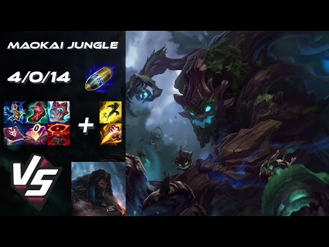 JUNGLE Maokai vs Udyr - EU Challenger Patch 14.22