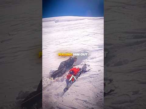 Trapped Beneath the Snow… and His Only Escape Was Straight Up ❄️🔥