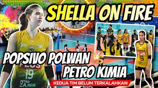 Download lagu PROLIGA 2026‼️SHELLA ON FIRE 🔥🔥GAME SERU POPSIVO POLWAN VS PETRO KIMIA . KEDUA TIM BELUM TERKALAHKAN mp3