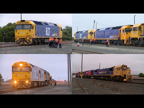 7737V Grain Train Needs A Locomotive Swap For Failed X48 (19/3/2019) - PoathTV Australian Railways