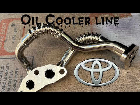Oil cooler line replacement Toyota Highlander 2008-2013