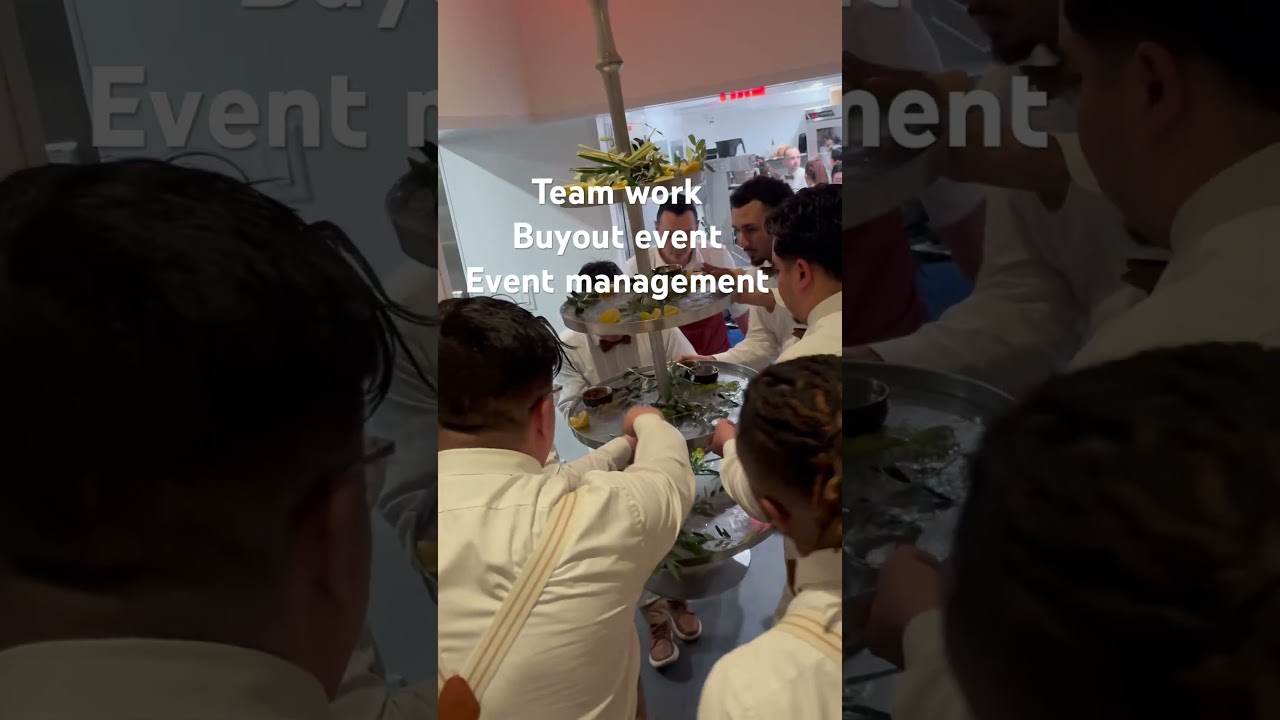 #restaurantconsulting #eventmanagement #buyout #teamwork #stafftraining