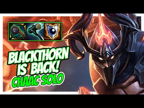 BLACKTHORN HAMMER META IS BACK! - Smite Ranked Chaac solo