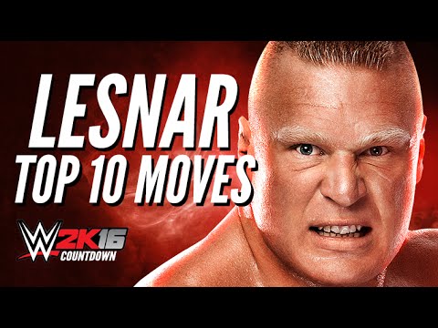 WWE 2K15 PS4 - Brock Lesnar Top 10 Moves