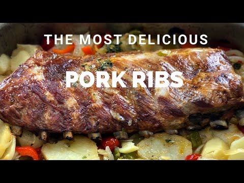 The Most Delicious Pork Ribs I Costillas Al Horno I Subtítulos en Español