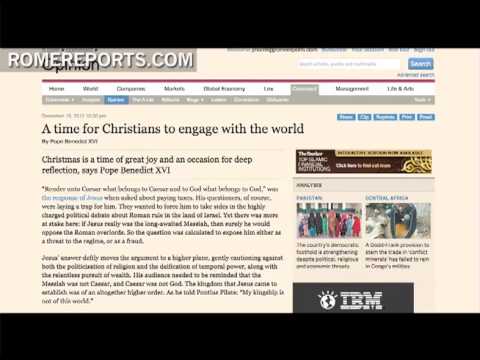 Click to Watch the Following the Lead of Pope Benedict XVI, It is Time for Christians to Engage with the World  video Click to Watch the Following the Lead of Pope Benedict XVI, It is Time for Christians to Engage with the World  video
