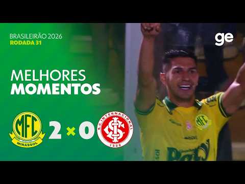 Gols e melhores lances de Mirassol x Internacional
