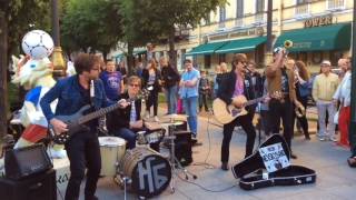 COTTON MATHER on Nevsky Avenue, St. Petersburg, July 4 2017