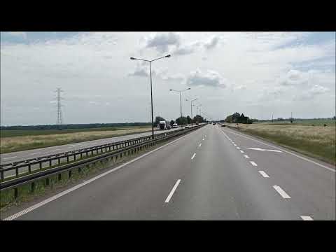 POLAND, road A4, direction Opole
