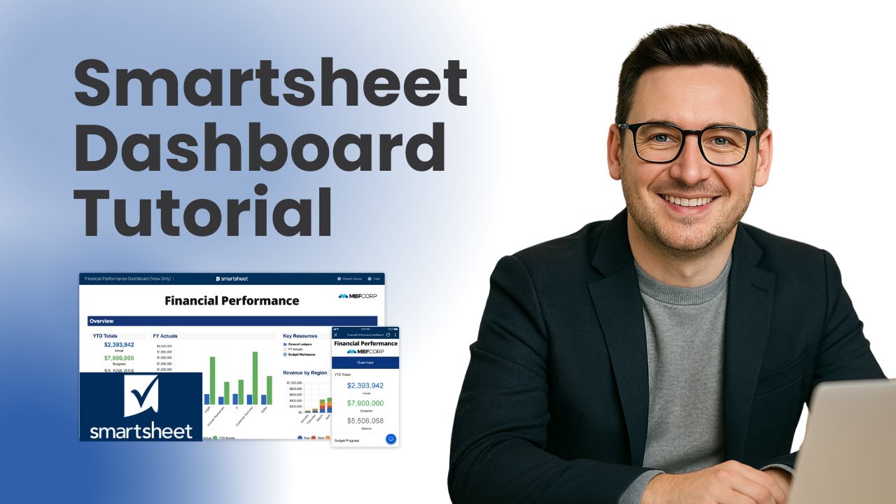 Smartsheet Dashboard Tutorial - Learn As I Build One From Scratch!