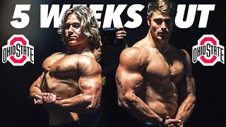 BICEP MEASUREMENT!? 5 Weeks Out & PWRBLD Workout