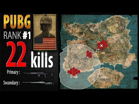 PUBG Rank 1 - chocoTaco 22 kills [NA] Solo FPP - PLAYERUNKNOWN'S BATTLEGROUNDS