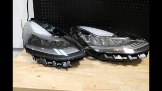 Comparison of the physical differences between the new and old Tesla Model 3/Y Headlights