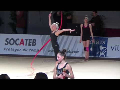 Kseniya MOUSTAFAEVA (FRA) ribbon - 2016 Thiais trainings