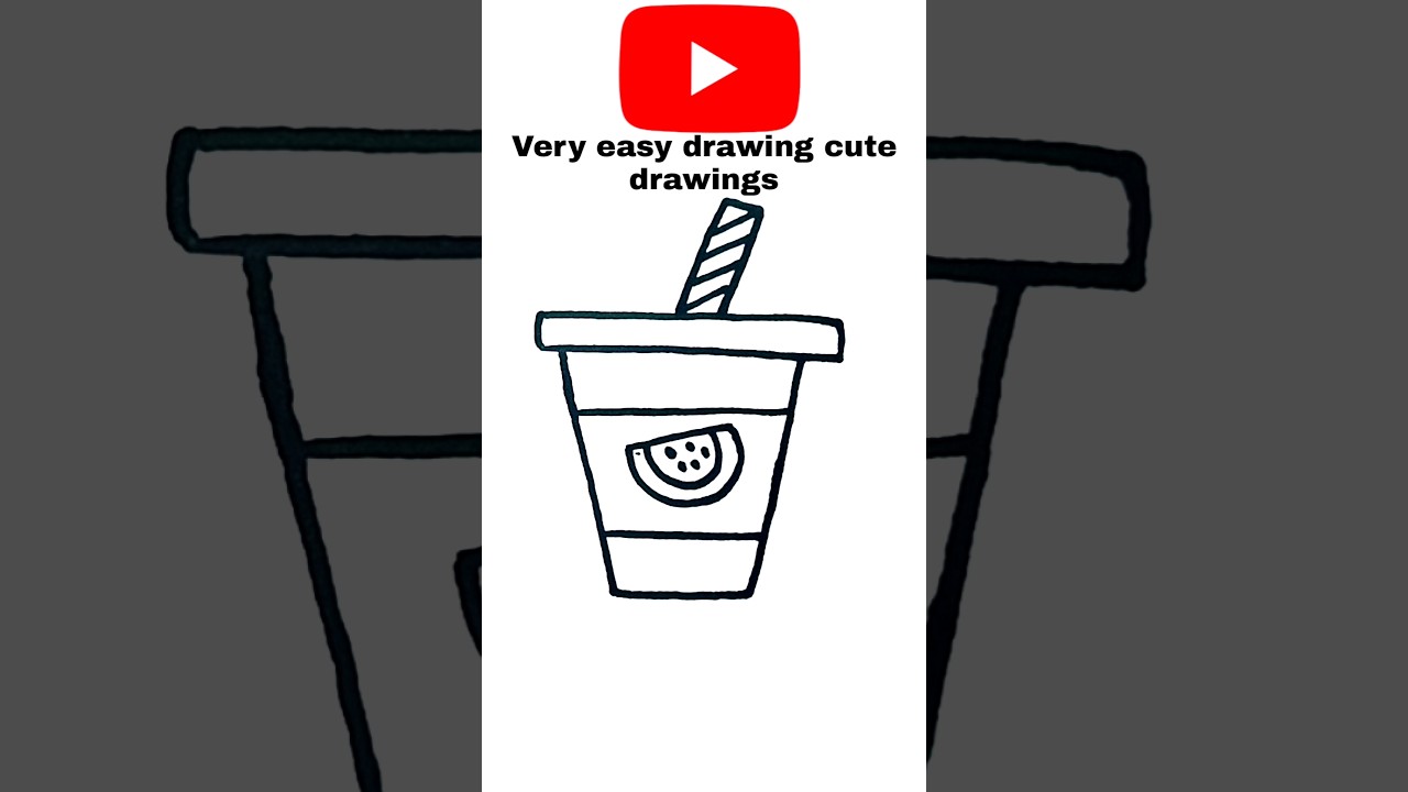 🤣😂😅 how to draw watermelon🍉 juice drawing easy colour fruits drawing easy step by step apple drawing