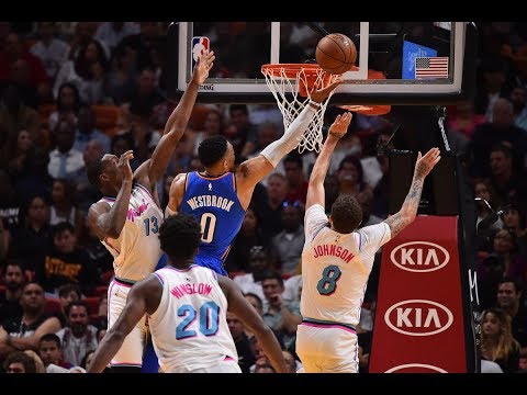 RUSSELL WESTBROOK HIGHLIGHTS VS HEAT 2/1/19 | TRIPLE DOUBLE!!!
