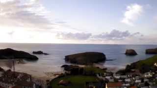 preview picture of video 'Sobrevolando la Playa de Barro, Llanes'
