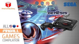 All SEGA Genesis/Mega Drive Pinball Games Compilation - Every Game (US/EU/JP/BR)