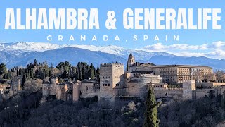 【世界遺産】アルハンブラ宮殿とヘネラリフェ離宮- グラナダで出会う絶景と歴史 Alhambra Palace & Generalife -Stunning Views and Rich History