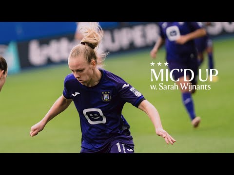 MIC'D UP | Sarah Wijnants wears a microphone during the game | Now on MAUVE TV