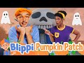 Blippi Visits The Spooky Pumpkin Patch Halloween For Kids Educational Videos For Kids
