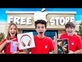 We Opened A FREE Apple Store