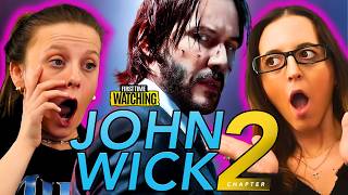 JOHN WICK 2 ! MOVIE REACTION and COMMENTARY | Abby's First Time Watching - Chapter 2 (2017)