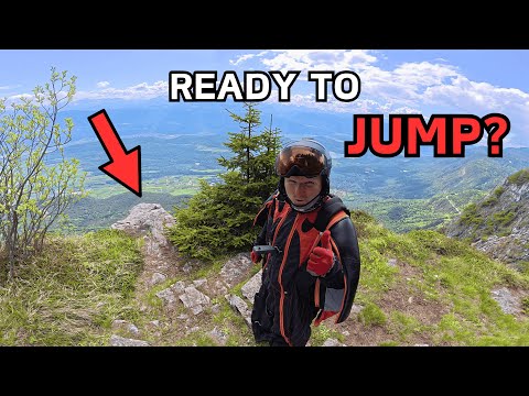 Wingsuit Flight | Old Man | With Live Stats!