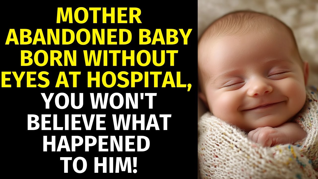 Mother abandoned baby born without eyes at hospital, you won't believe what happened to him!