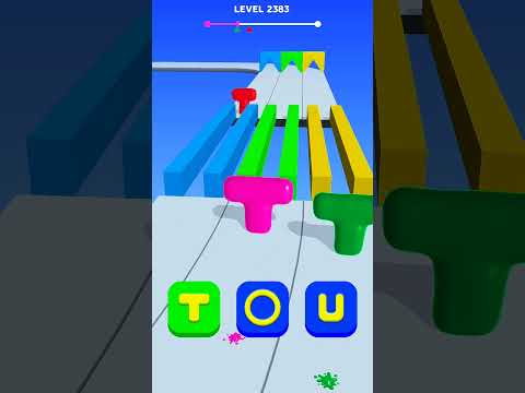 Best fun game ever (Blob Shifter 3D) level-2383 #games #shorts