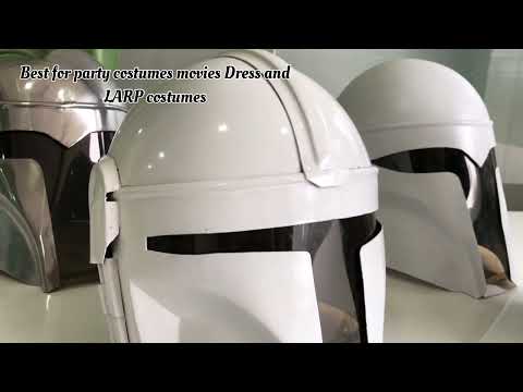 NauticalMart The Mandalorian Helmet Medieval Helmet for Halloween Costume Theater Role-Play Cosplay