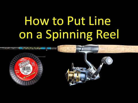 How to Put Line on a Fishing Reel for Beginners (Spinning Reel)