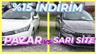 İKİNCİ EL OTO FİYATLARINI SARI SİTE İLE KARŞILAŞTIRDIK💣SAHİBİNDEN 2.El