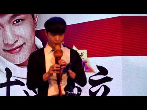 150915 带你去见TA EXO LAY 엑소 레이 장이씽 전통악기 연주 직캠