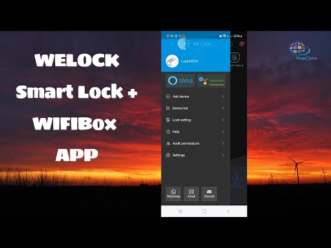 GadgetsFromChina - WELOCK WIFIBox APP instellingen. Vanaf ieder locatie jouw sloten bedienen!!
