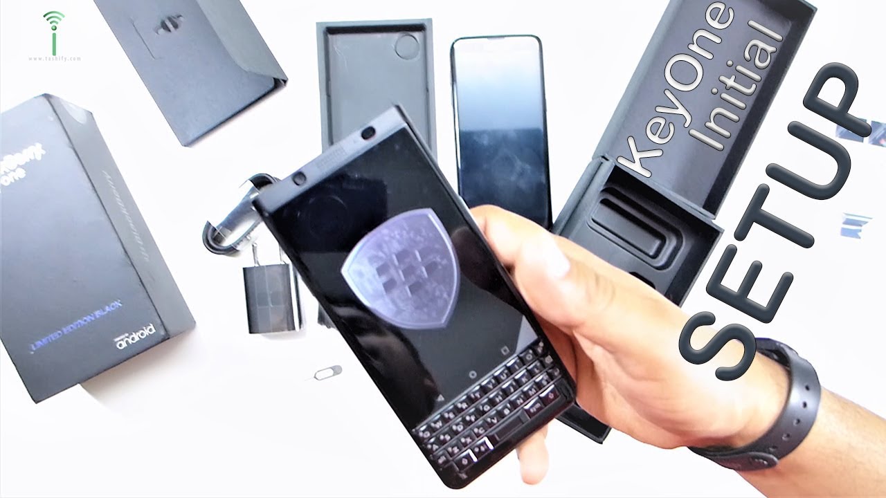 Blackberry keyOne Initial Setup by Tashify
