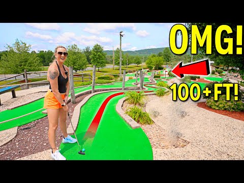 INSANELY HARD Mini Golf Course! - We've Never Seen a Course Like This!
