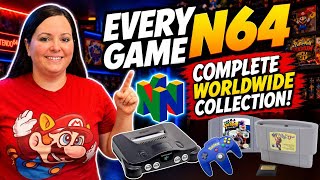 I Collected Every Nintendo 64 Game… Worldwide Set Complete!