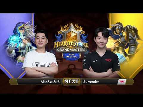 Alan870806 vs Surrender | 2021 Hearthstone Grandmasters Asia-Pacific | Semifinal | Season 1 | Week 7