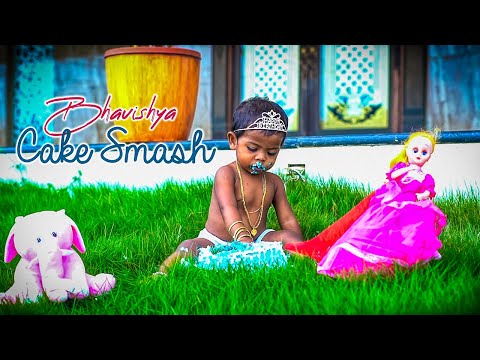 Bhavishya Adya's || Cake Smash  || B'Creative Studio - Palakollu
